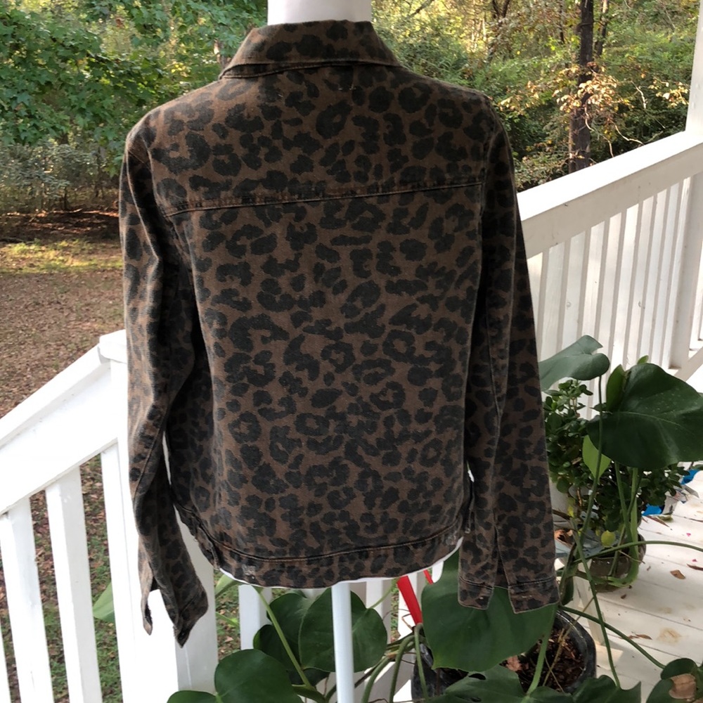 Leopard Jean Jacket - Picture 5 of 8